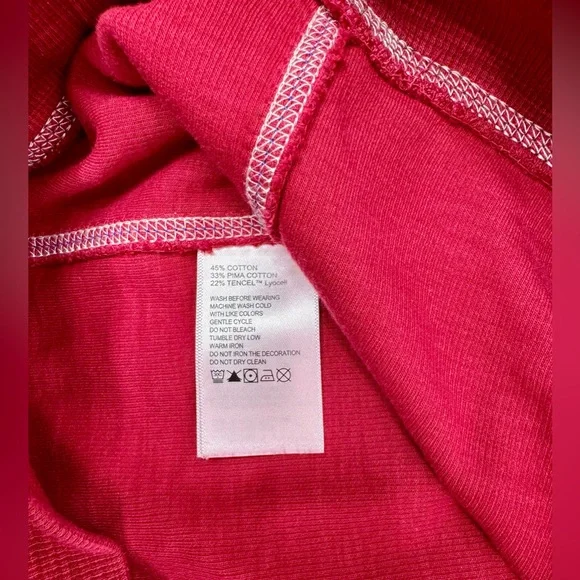 Men's Tommy Bahama Red Pull Over Marlin Logo 1/4 Zip Fleece Jacket XL - Picture 7 of 10